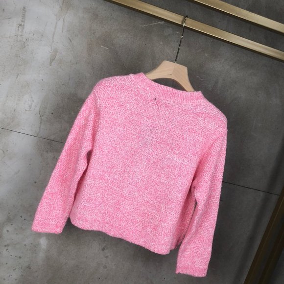 Maje pink knitting cardigan - Picture 2 of 6